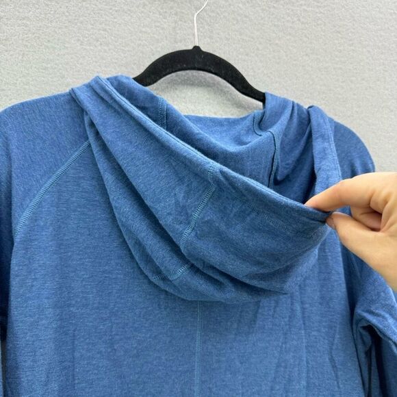 Baseballism Mens Blue Cotton Blend Long Sleeve Full Zip Up Hoodie Size Medium - Picture 6 of 10